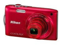 APARAT NIKON COOLPIX S3300 czerwony